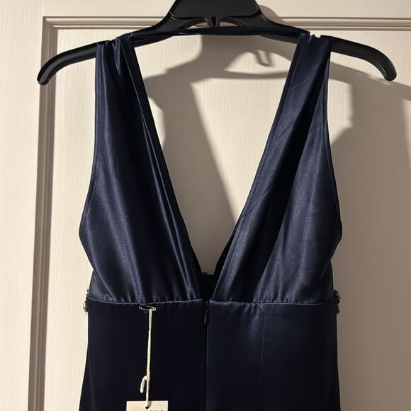 Maria Bianca Nero Navy Dress Size Medium - Picture 3 of 8